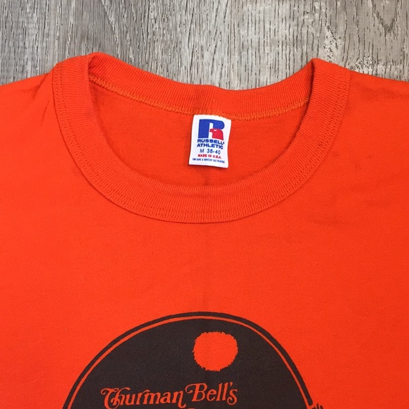Vintage Orange Football Graphic Tee - Picture 3 of 7